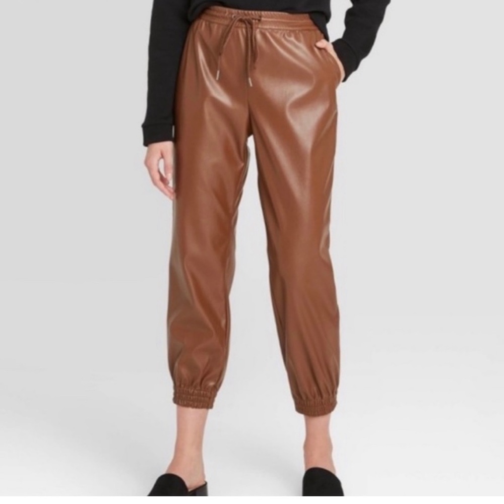 A New Day XS pleather joggers